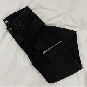 Paige Hoxton Ankle Cut with Zip and Raw Hem